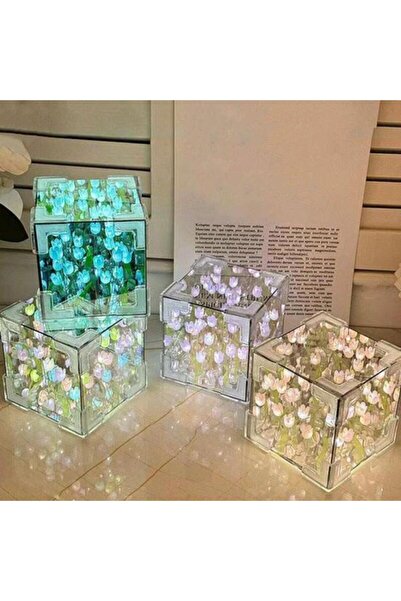 DIY Sonsuz Laleli Lamba