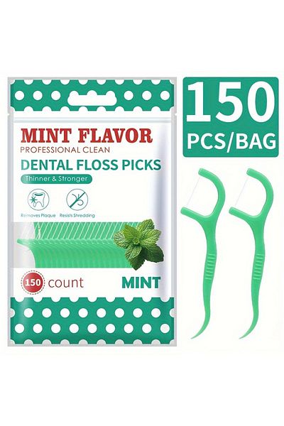 Choice 150pcs 300pcs/150pcs/50pcs - Mint Floss Stick - Interdental Cleaning Tool