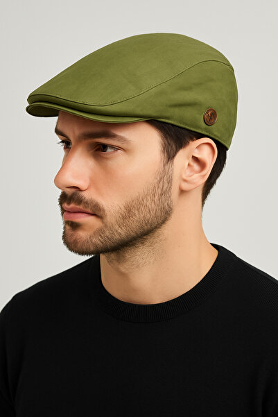 GONCA ŞAPKA Yazlık Keten London Kasket Spor Kasket Şapka