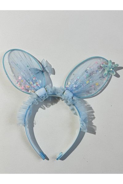 Motebarn Wear Tutu pentru fete Coroana iepure albastru