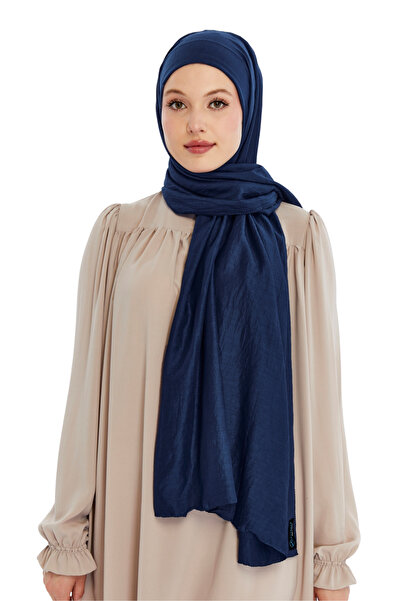 Altobeh Cotton Soft Shawl - Navy Blue