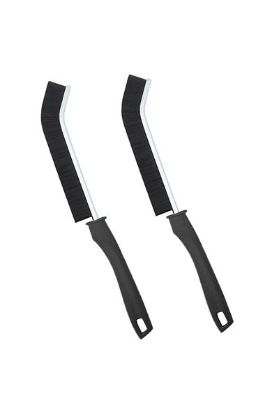 Choice L 2pcs Hard-bristled Crevice Cleaning Brush Grout Cleaner Scrub Brush Deep Tile Joints Crevice Gap C