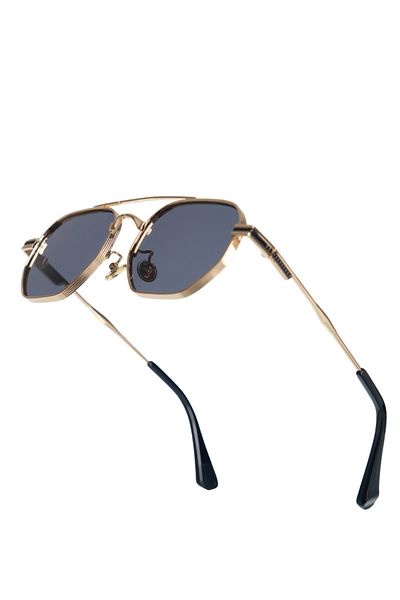 WATCHOFROYAL Royal Eyewear Re2415 Gold Black Sunglasses