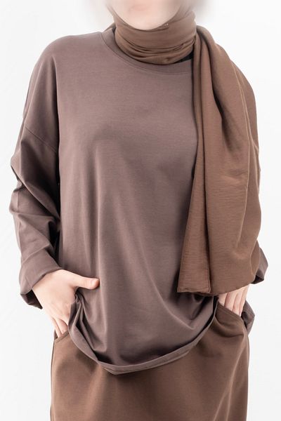 Vauva ΒΑΜΒΑΚΙ ΜΑΚΡΥΜΑΝΙΚΟ OVERSIZE 25542