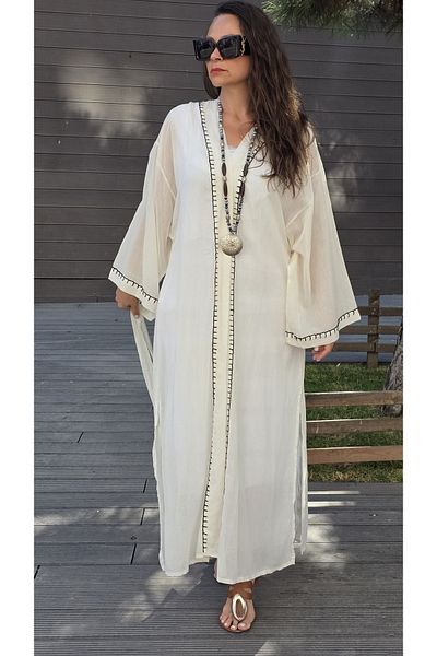 Park Moda Kimono Flower of Life Pattern Cotton
