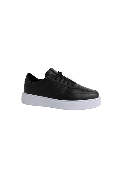 Greyybull Shoes μαύρα δερμάτινα ανδρικά αθλητικά παπούτσια