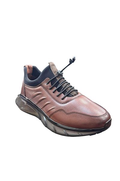 Greyybull Shoes Мъжки кожени маратонки в кафяво