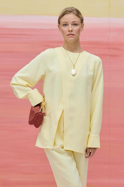 Mahal Bood Asymmetric Cut Blouse