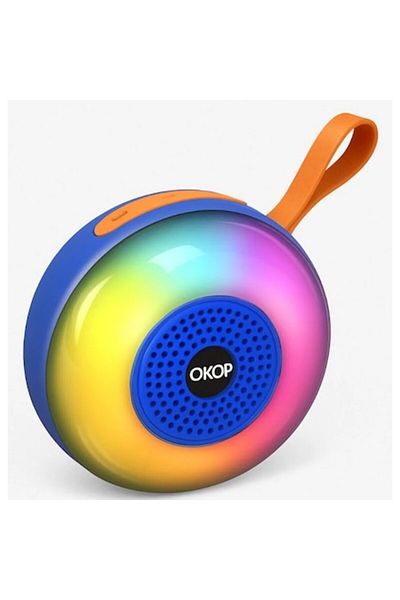 BLA BLA FOAM Wireless Portable Speaker OKOP KP-5, 5W, Bluetooth, LED RGB Disco