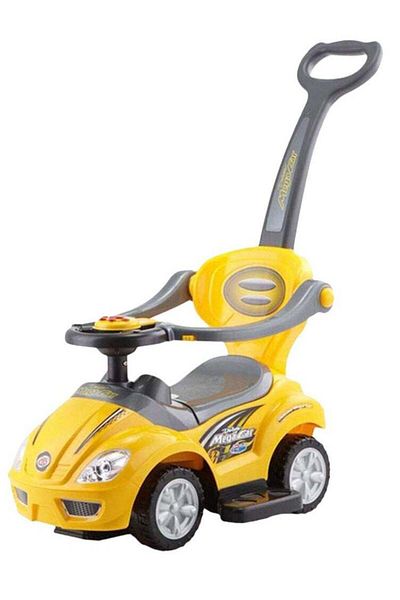 Factual Toys 3 IN 1 MEGA CAR PUSHER CAR - YELLOW