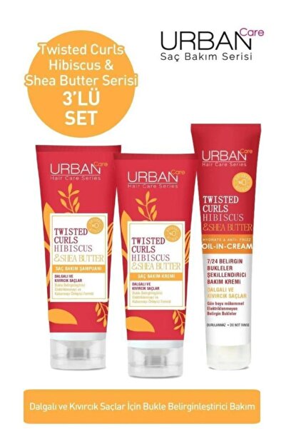 Urban Care Hibiscus&shea Butter Kıvırcık&dalgalı Saçlara Özel Bukle Belirginl...