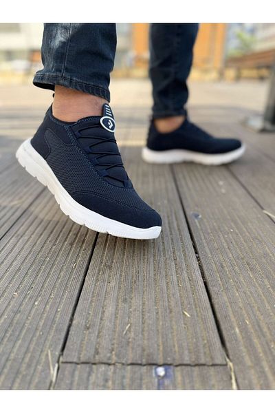 AZE STEP Unisex Navy Blue Sneakers