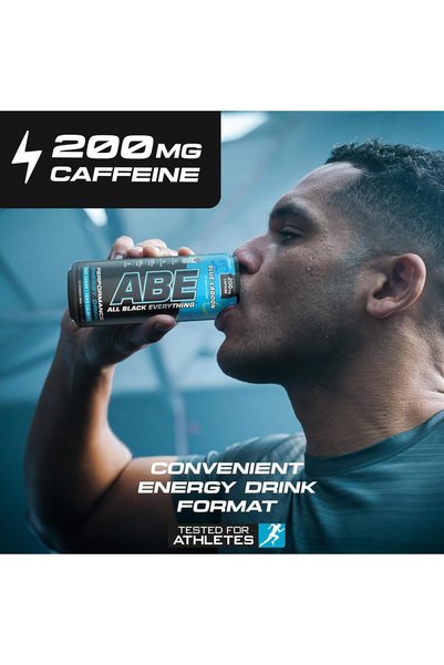 applied nutrition ABE Pre Workout Cans Mix Flavors - All Black Everything Energy + Performance Drink (Pack of 24PCS)