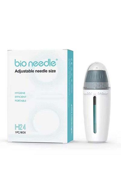 Prime by Javaudan Adjustable Derma Stamp Bio Micro Needle Hydra Stamp 24 Pins Titanium Microneedling Fine Touch Serum
