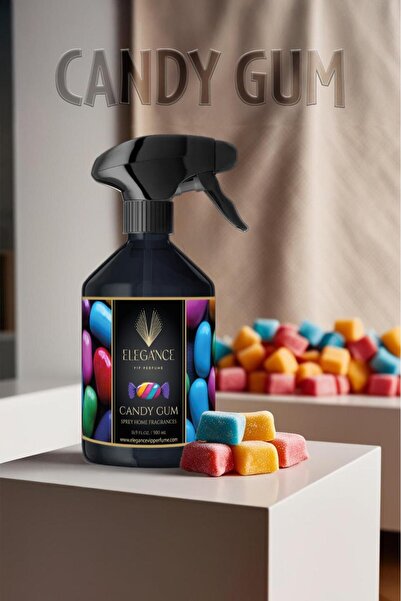 Elegance vip Perfume Şekerli Sakız Sprey Oda Ve Ortam Kokusu (500 Ml) -
