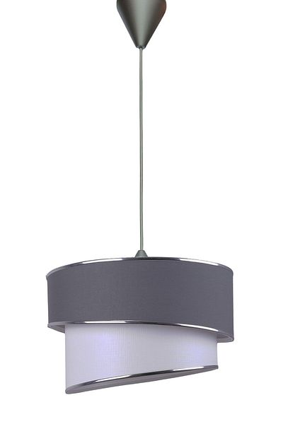 Eslight Ruzgar الحديثة قلادة مصباح واحد أنثراسايت الثريا R.89a