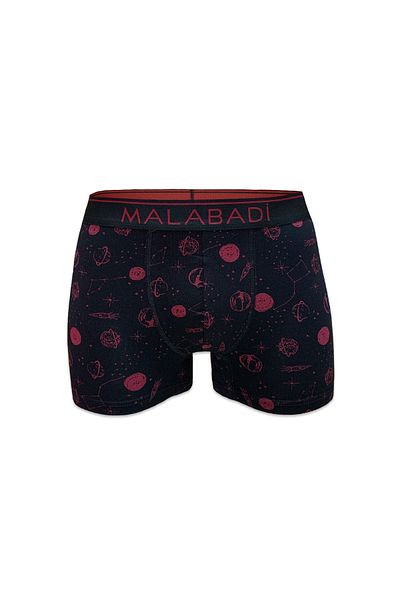Malabadi Ανδρικό μοτίβο 3 τεμαχίων Premium Collection Modal Boxer 3m252
