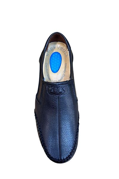 Greyybull Shoes pantofi casual bărbați din piele neagră - pantofi sandale negri