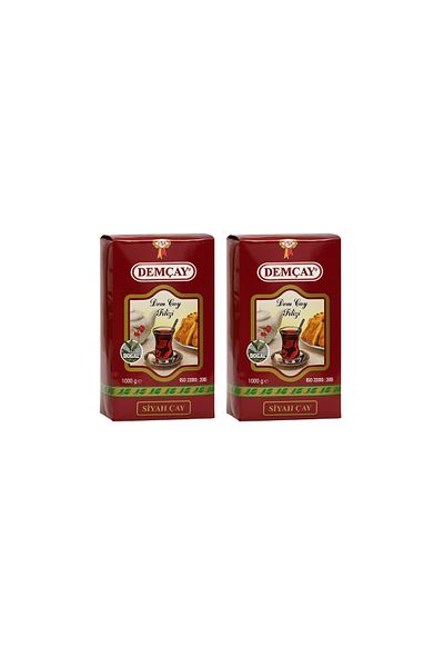 DEMÇAY Dem Tea Sprouts 2 Pack (2X1000G) – Intensely Flavored Natural Black Tea 2 kg