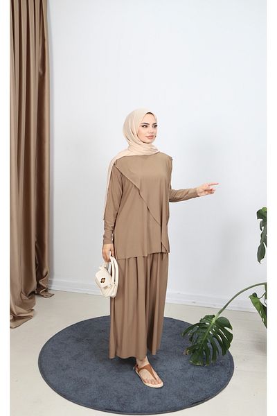 NİSUM MODA Set Sandy cu pantaloni încrucișați