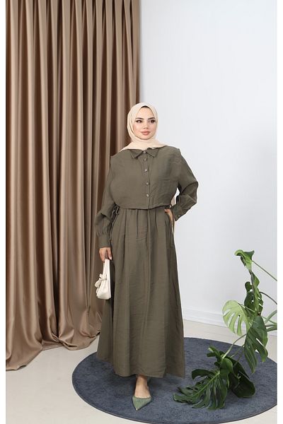 NİSUM MODA ΦΟΡΕΜΑ MODAL ΜΕ ΠΟΥΚΑΜΙΣΟ