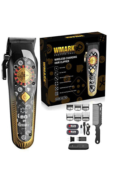 BIRAI Masina De Tuns Profesionala Roulette, Motor 9000 Rpm, Lame Titan Dlc, Incarcare Wireless & Usb