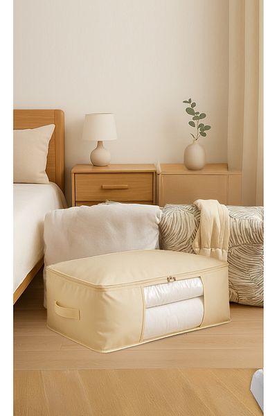 Vedsey Home Organizer Μεγάλο μέγεθος Κρέμα Παράθυρο Organizer Βάσης 70x50x25 cm