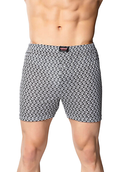 Sedef Yıldızı Star Εσώρουχα Ανδρικά με σχέδια Cotton Boxer Johns 6 Pack