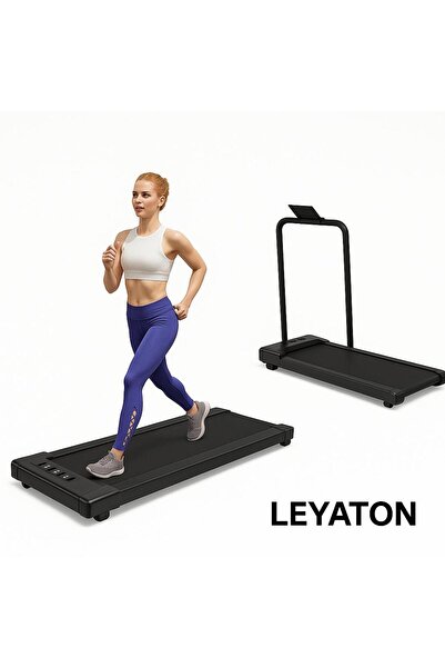 Leyaton Yeni Teknoloji 2hp Sessiz Katlanabilen Koşu Bandı Portatif 130kg Kapa...