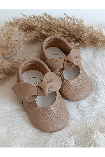 Hodore Alice Mink Leather Loafer Booties