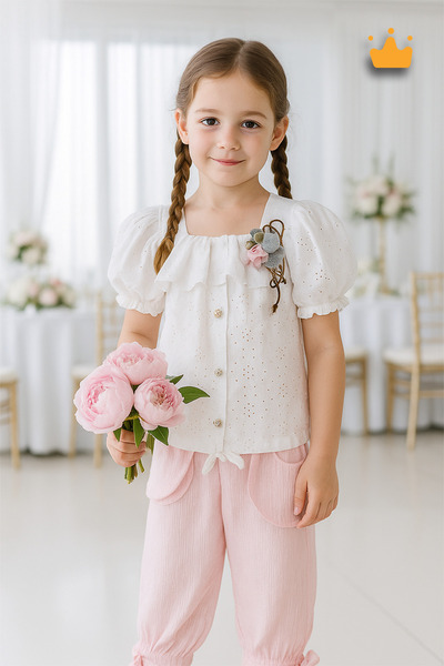 Babyhola Stilski devojački kostim za Eid diplomiranje 0911