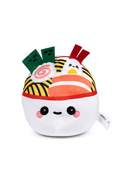 Puckator Plush Toy, Premium Velboa Material, Soft, Clouds Ramen Bowl, Foodiemals, Squidglys Collection