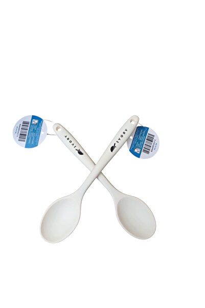 IVORY Silicone Deep Spoon Mini 2 Pcs (S)