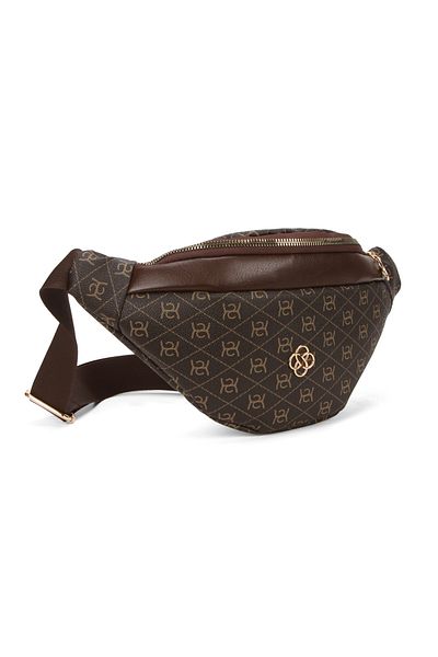 Newish Women's Patterned Cross Shoulder Strap Waist and Shoulder Bag