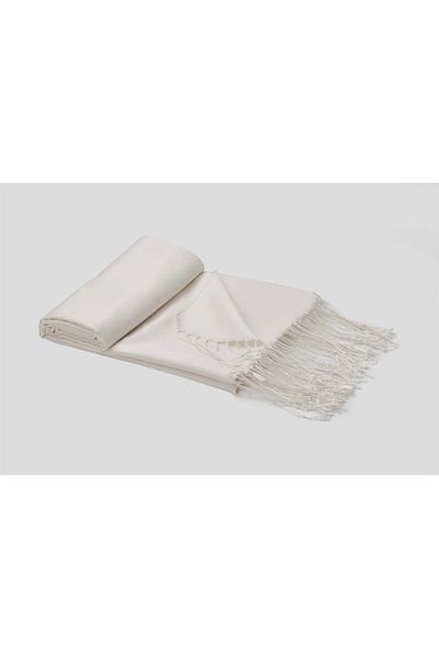 ARMANDA Ασπρόμαυρο Armanda Silk Shawl 3011