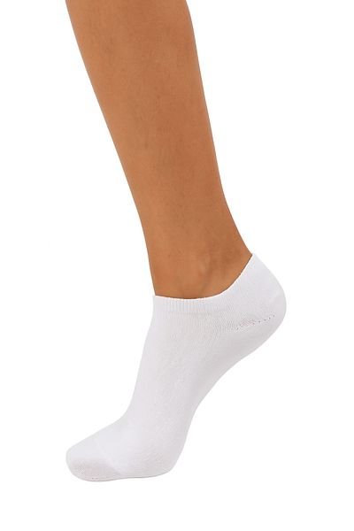 Socks Tunnel Κάλτσες Unisex μονόχρωμες λευκές οικονομικές μποτάκια 5 συσκευασιών