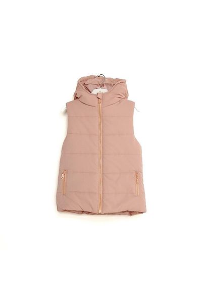 Nanica Kids Shiny Fabric Inflatable Vest-6/16 Years Salmon