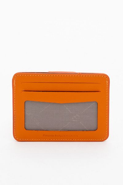 Grande Gd 539 Real Leather Card Holder Orange