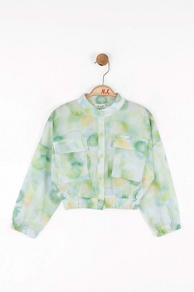 nk kids JACHETĂ FLORE VERDE