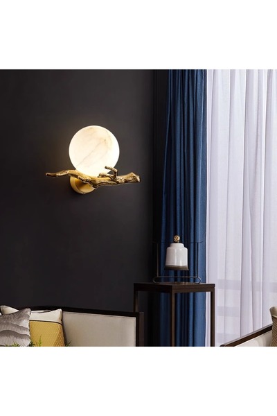 zyteq Aplica perete ZYTEQ®️ LED, lumina calda, design elegant, 20x30 cm, interior, aurie