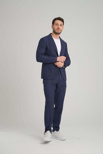FASHİON PLAZA Summer Unlined Men's Suit Lycra Fabric Drawstring Pants