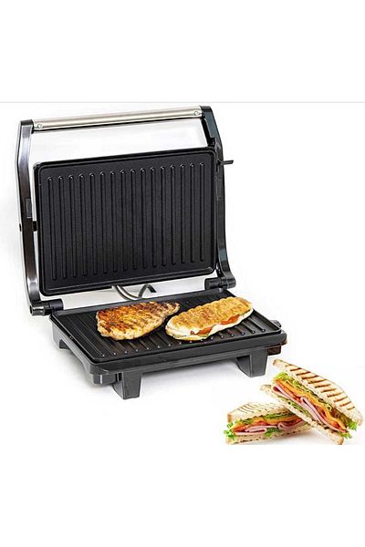 Generic 2 Slice Panini Press & Contact Grill Maker – Non-Stick Sandwich Maker with Cool Touch & Indicator