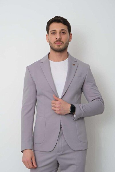 FASHİON PLAZA YAZLIK ASTARSIZ ERKEK TAKIM ELBİSE LİKRALI KUMAŞ İPLİ PANTOLON