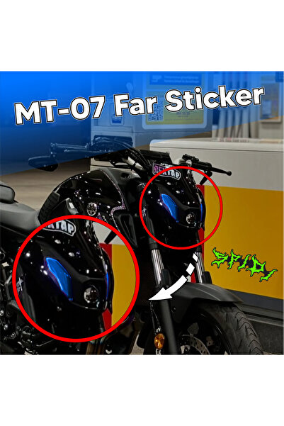 Yamaha MT-07 Far Sticker Mavi 2021-2024