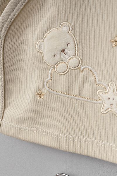 Bebitof Starry Teddy Bear Patterned 10 Piece Hospital Discharge Set