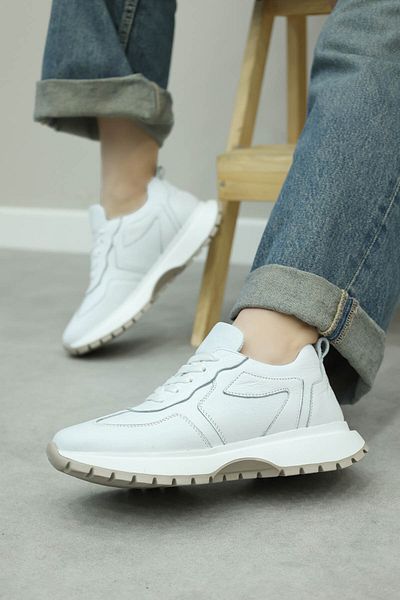 FAST STEP Γυναικεία παπούτσια casual από γνήσιο δέρμα 136ZA501