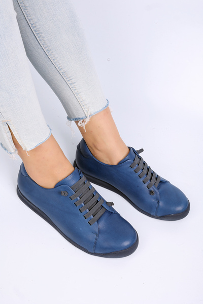 AYOOLS KADIN İÇİ DIŞI HAKİKİ DERİ ORTOPEDİK TERMO TABAN GÜNLÜK CASUAL AYAKKABI OXY1601