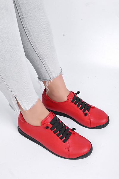 AYOOLS Women's Inner Female Genuine Leather Orthopedic Thermo Sole Daily Casual Shoes Oxy1601