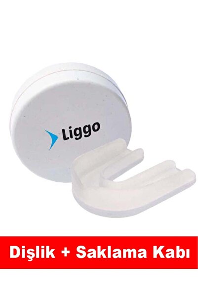 Liggo Kutulu Boks Dişliği Şeffaf Silikon Sporcu Dişlik