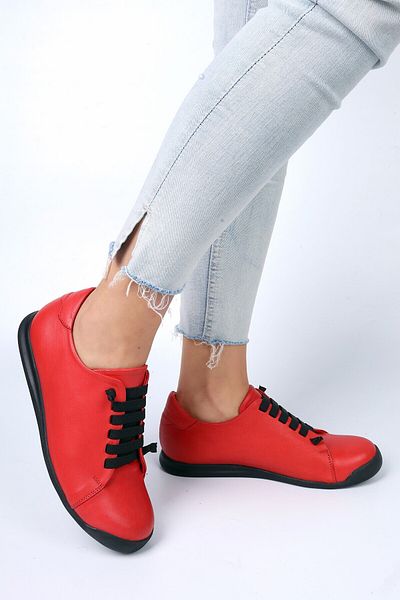 AYOOLS Women's Inner Female Genuine Leather Orthopedic Thermo Sole Daily Casual Shoes Oxy1601